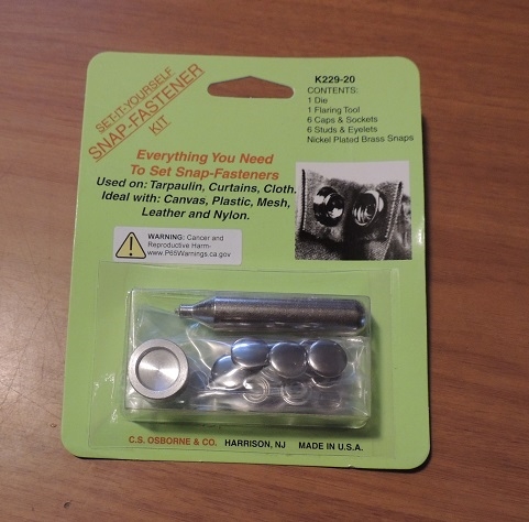 SNAP INSTALL KIT / GREAT FOR MAKING REMOVABLE BEWITS ETC - Mike's Falconry  Supplies